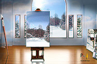 Pencil Pixels January 08 Calendar cover - Winter from a warm room