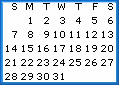 printable calendar
