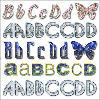 Pencil Pixels - Text and Font Styles