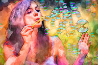Pencil Pixels blowing-bubbles-and-expelling-the-bad-emotions-with-the-wind