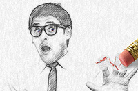 Pencil Pixels Picture of the Moment Calendar cover - He who lives by the sword...