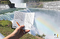 Pencil Pixels September 2012 Calendar cover Photoshop Scripts -To my lovely wife, falling for you.