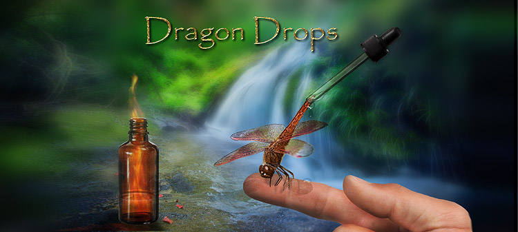 Pencil Pixels Dragon Drops Banner