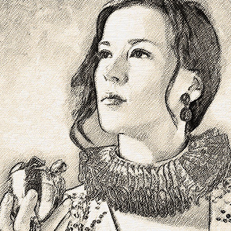 Soft Charcoal on Rough Canvas