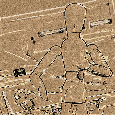 Tan Board Charcoal plus Accents