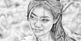 Pencil Pixels Black & White Enhancement 1